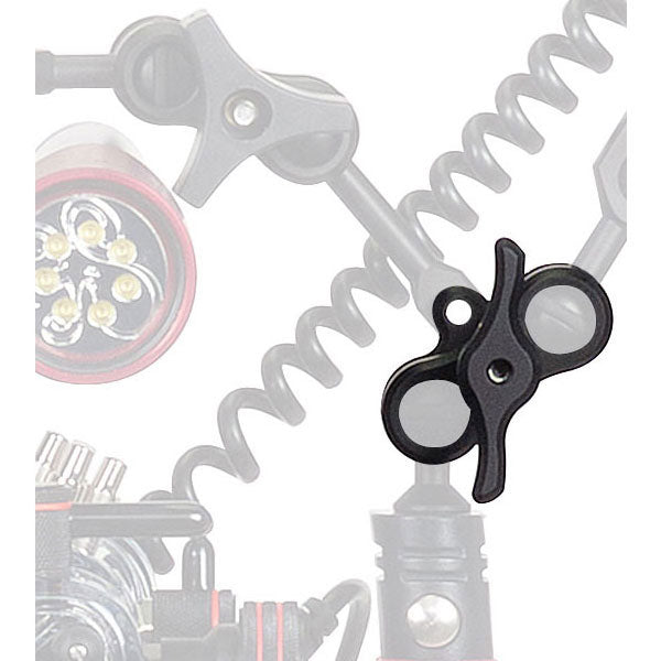 Ikelite 1-inch Ball Clamp with Auxiliary Mount Ikelite 1-inch Ball Clamp with Auxiliary Mount